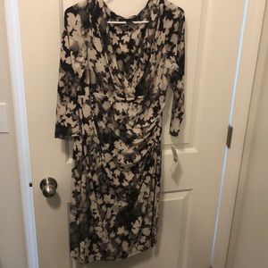 Beautiful floral faux wrap Ralph Lauren dress